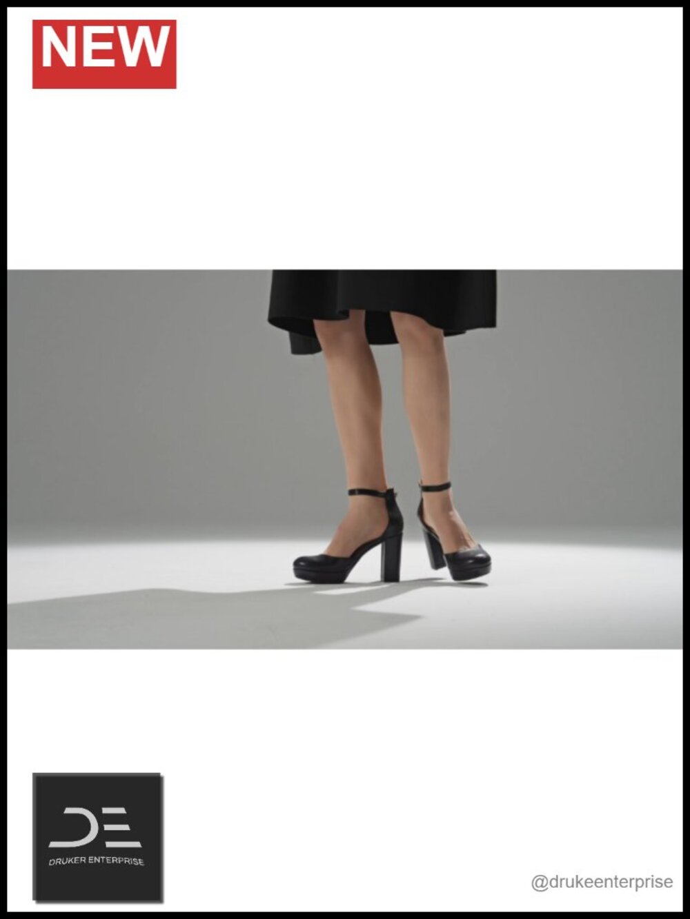 Chunky Platform Heels for Women Closed Toe Mary Jane Ankle Strap Block Heel - Picture 6 of 6